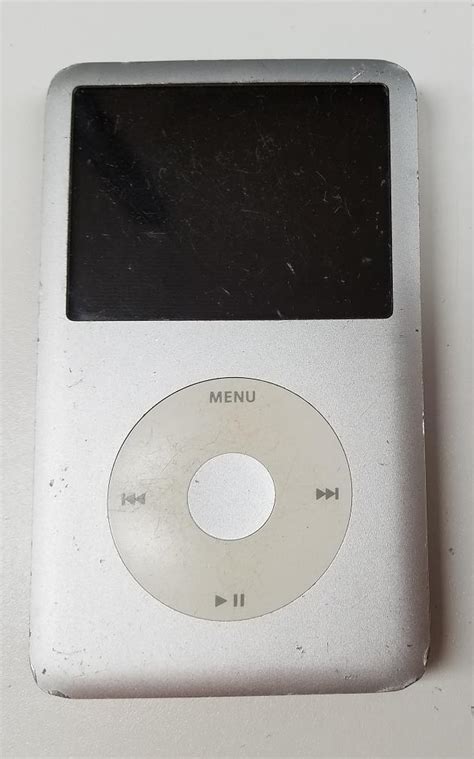 Apple Ipod Classic 7th Generation 160gb Silver A1238 Mp3 Player Used