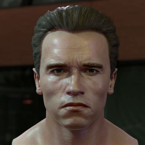 Stephan Plotnicov 3d Model Arnold Schwarzenegger Head