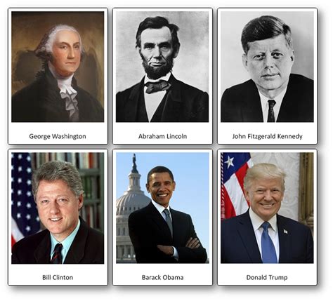 Us Presidents Printable