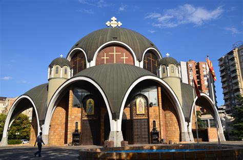 Skopje St Clement Of Ohrid Soborna Crkva Journey Macedonia
