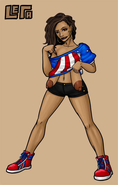Rule 34 1girls America Chavez Areola Areolae Breasts Brown Hair Dark. 