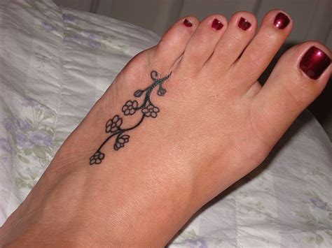 Among both men and women, foot tattoos become very popular. CR Tattoos Design: Small foot tattoos for women