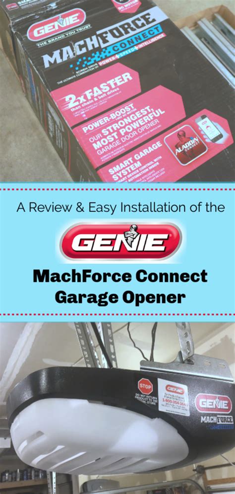 Download the manual for model genie plus 3060l garage door opener. You NEED The Genie MachForce Connect Garage Opener, and ...