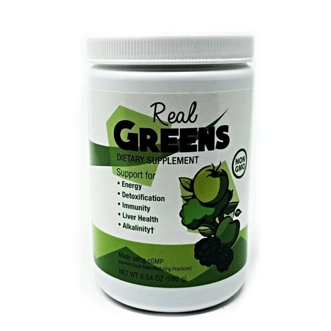 Real Greens Dietary Supplement 564oz 20 Servings