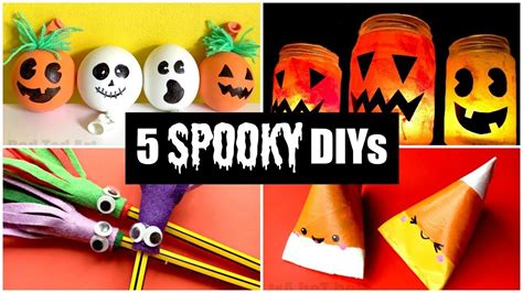 5 Best And Spooky Halloween Diys For Kids Easy Halloween Crafts The