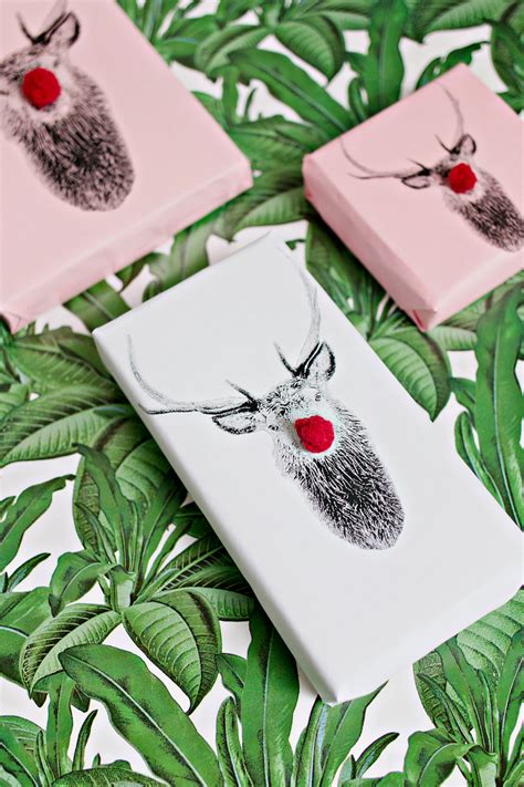 This will give them a jolly and festive look. PRINTABLE DIY | Oh Deer Christmas Wrapping Paper