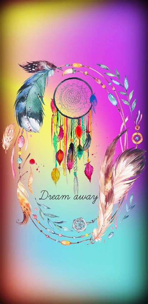 Dream Away Dreamcatcher Wallpaper Dream Catcher Art Butterfly Wallpaper