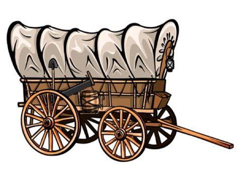 Pioneer Wagon Clip Art