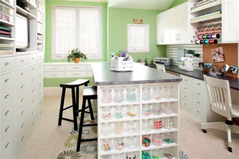 Crafters share ideas for small craft room storage & tips to get the most use out of a small space! Beautiful craft room interior design ideas that make work ...