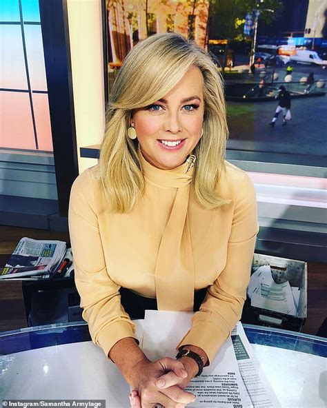 Samantha Armytage Reveals The Real Reason She Left Sunrise Daily Mail