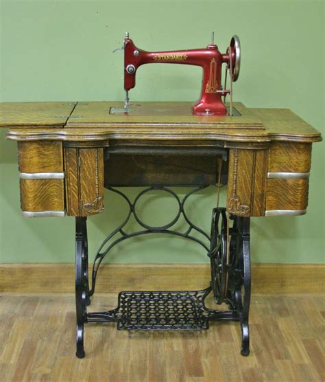 This 1904 Antique Standard Treadle Sewing Machine Is In Excellent