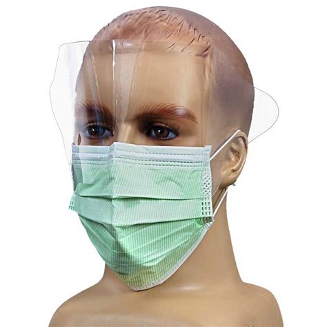 The frame assembly is lightweight, comfortable, compatable with glass. Face Mask with Shield | Hangzhou Xinrui Medical