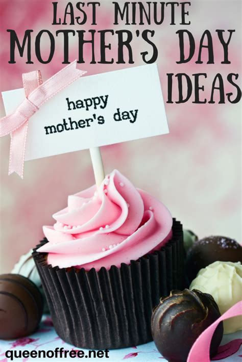 Virtual and social distancing mother's day activity ideas. Great Last Minute Ideas for Mother's Day - Queen of Free
