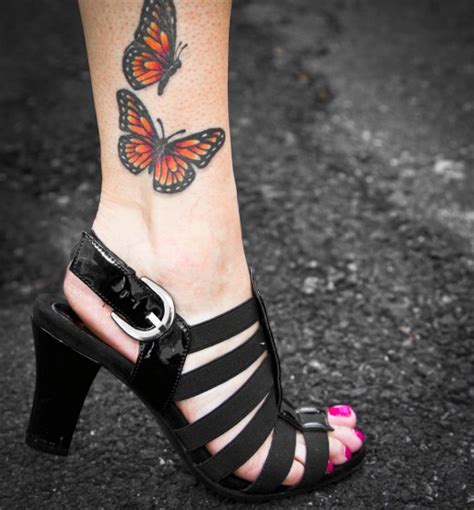 Butterfly Ankle Tattoos Meaning And Images