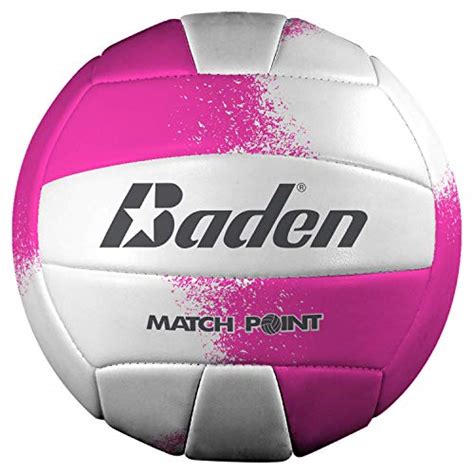 Baden Match Point Volleyball Official Size Neon Pinkwhite