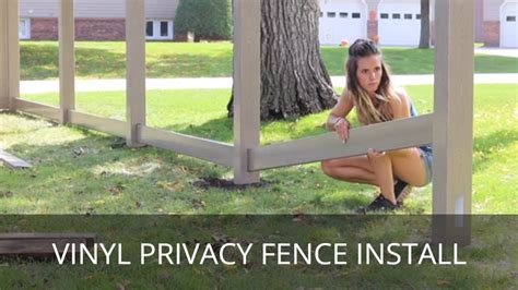 Tools needed for this project. How to Install a Vinyl Fence | Vinyl Privacy Fence Build ...