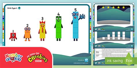 👉 Numberblocks Band Cut Outs Numberblocks Resources Twinkl