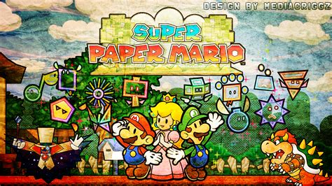 Super Paper Mario Full Hd Wallpaper And Background Image 1920x1080