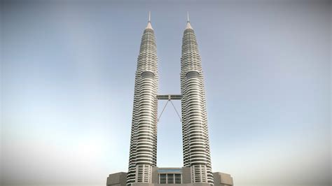 Petronas Twin Towers 3d Model By Neel3dartist Neel91 1daab2f