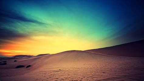 Sunset Desert Dune Wallpapers Hd Desktop And Mobile