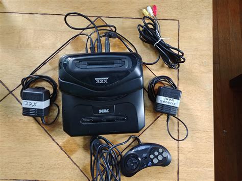Sega Genesis 32x Cables Power Adapters And Games Auction Central
