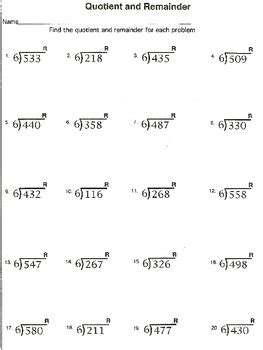 long division guided practice  worksheets  wilbert