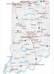 Indiana Map With Cities And Counties - Table Rock Lake Map