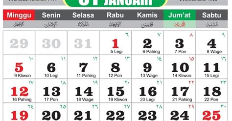 Kalender Libur Indonesia Kalender Horizontaal En Verticaal