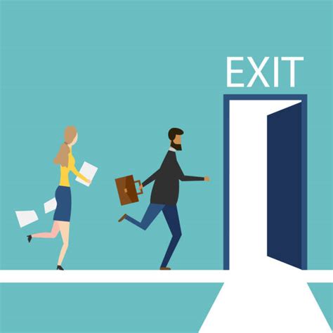 Employee Leaving Illustrations Royalty Free Vector Graphics And Clip Art