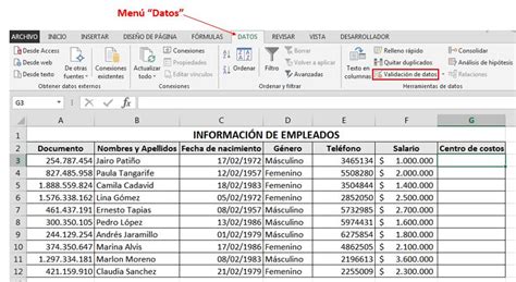 Base De Datos De Empleados En Excel Plantillas Excel Base De Datos Images