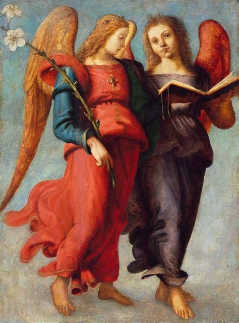 Piero Di Cosimo Two Angels Ca 15101515 Oil On Canvas Italian