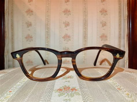 vintage 1960 s american optical tortoise shell wayfarer frames glasses