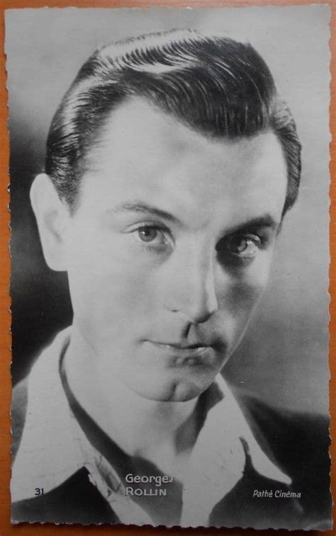 Georges Rollin French Actor Vintage Pathe Cinema Postcard No 31 C30 40