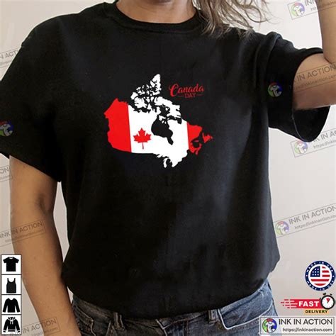 Happy Canada Day Canadian Pride T Shirt Ink In Action