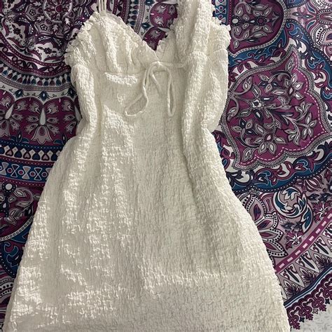 Princess Polly Womens White Dress Depop