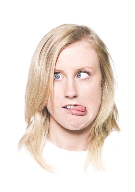 4447 Blonde Making Funny Face Stock Photos Free And Royalty Free Stock