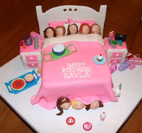 Some Cool Girls Sleepover Party Themed Cakes Slumber Party Cakes