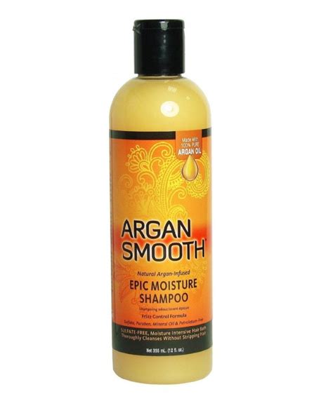Argan Smooth Epic Moisture Shampoo 12 Oz