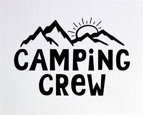 Camping Crew Svg Camping With Friends Shirt Svg Dxf Png Cut Etsy Uk
