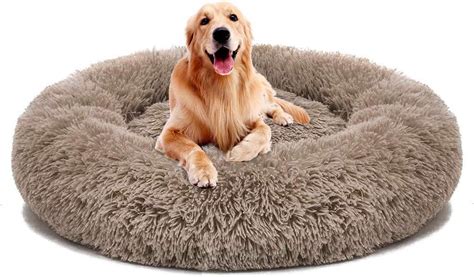 Snug Comfort Dog Donut Bed Soft Pet Cushion Deluxe Kennel Sofa Cuddler