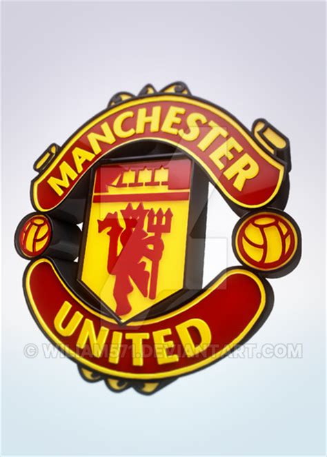 Manchester United Logo 3d By Wiliam571 On Deviantart