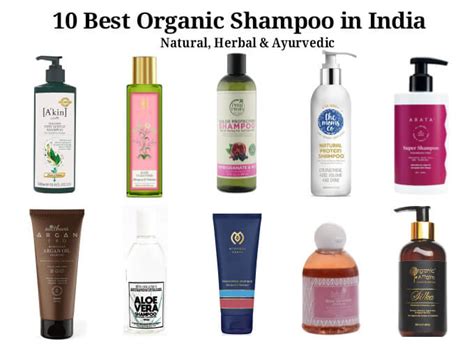 10 Best Organic Shampoo In India Herbal Natural Sulphate Free