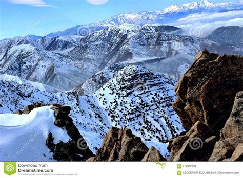 The High Atlas Mountains Of Morocco Stock Image Image Of Atlas