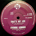 Freddie Lennon - That's My Life (My Love And My Home) (1966, Vinyl ...