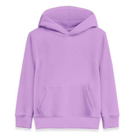 Bfustyle Girls Purple Lavender Pullover Hoody With Pocket Lovely Violet Hooded Sweatshirts