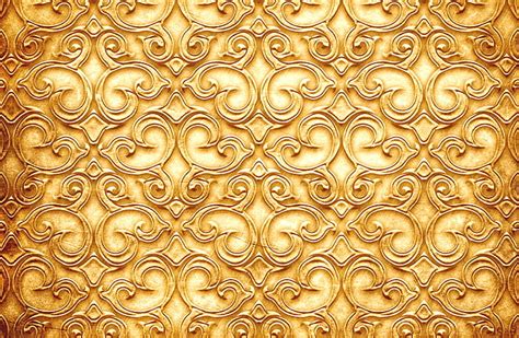 Hd Wallpaper Gold Scroll Wallpaper Pattern Texture Twigs Golden