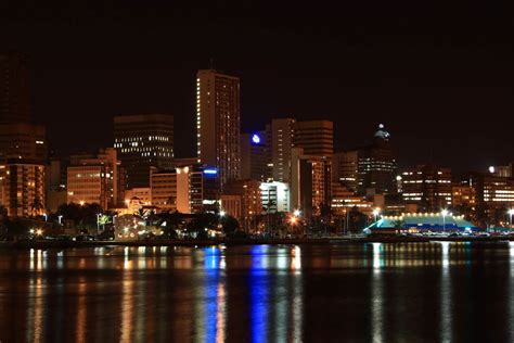 Durban South Africa Night Preview Seattle Skyline New York Skyline