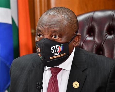 Since being appointed deputy president in may 2014 by south african president jacob zuma, cyril ramaphosa has stepped back from his business pursuits to avoid conflicts of interest. Don't get overexcited about level 2, warns President Cyril ...