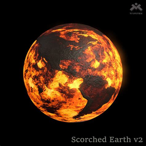 Scorched Earth V2 8k Pbr 3d Asset Cgtrader