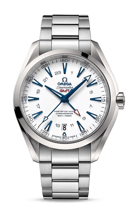 Omega Seamaster Aqua Terra 150m Master Co Axial Chronometer Gmt 43 Mm